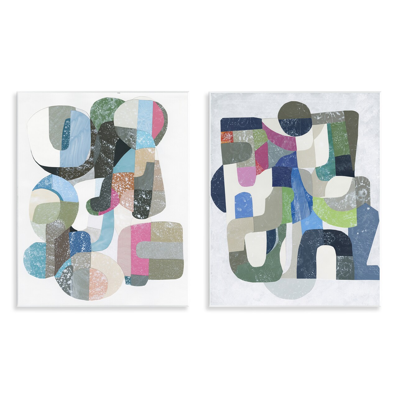 Stupell Industries Retro Pastel Geometrics Wall Plaque Design by Coco Good